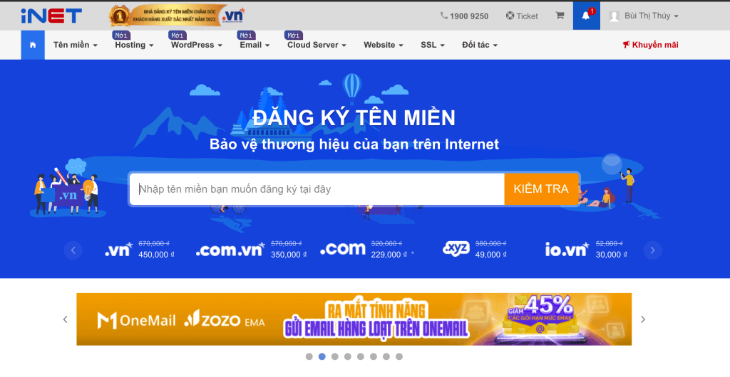 Đánh giá dịch vụ Hosting/VP của Inet