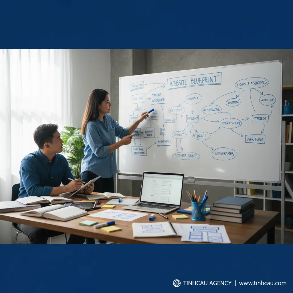 6 việc cần làm ngay trước khi bắt tay vào thiết kế website. 5 2. **Chuẩn bị thiết kế website** (Nhấn mạnh khía cạnh chuẩn bị trước khi thiết kế)