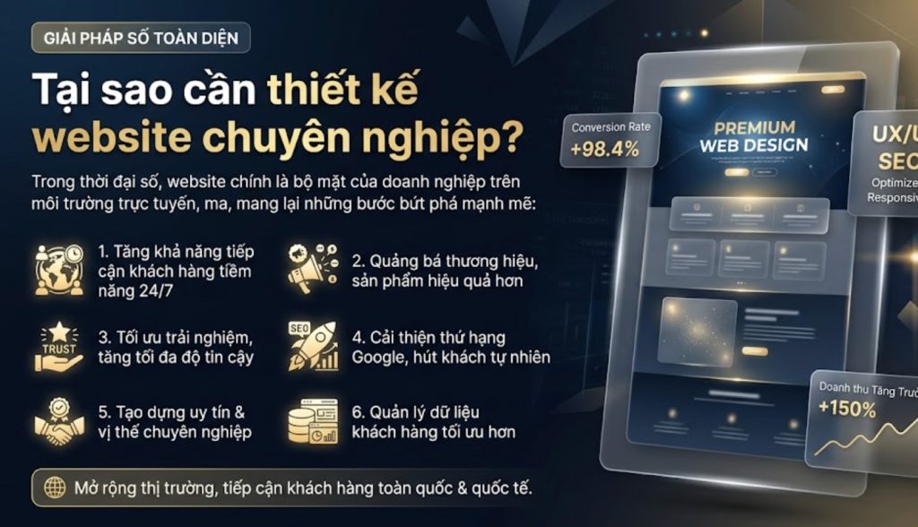 Tại sao cần thiết kế website chuyên nghiệp? Tại sao cần thiết kế website chuyên nghiệp?
