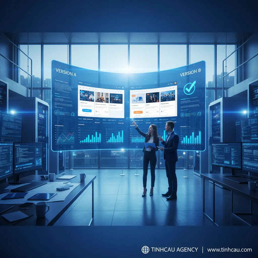A/B Testing: Công cụ giúp website của bạn luôn tốt hơn. 4 1. **A/B Testing** (Từ khóa chính, cụ thể và chính xác)