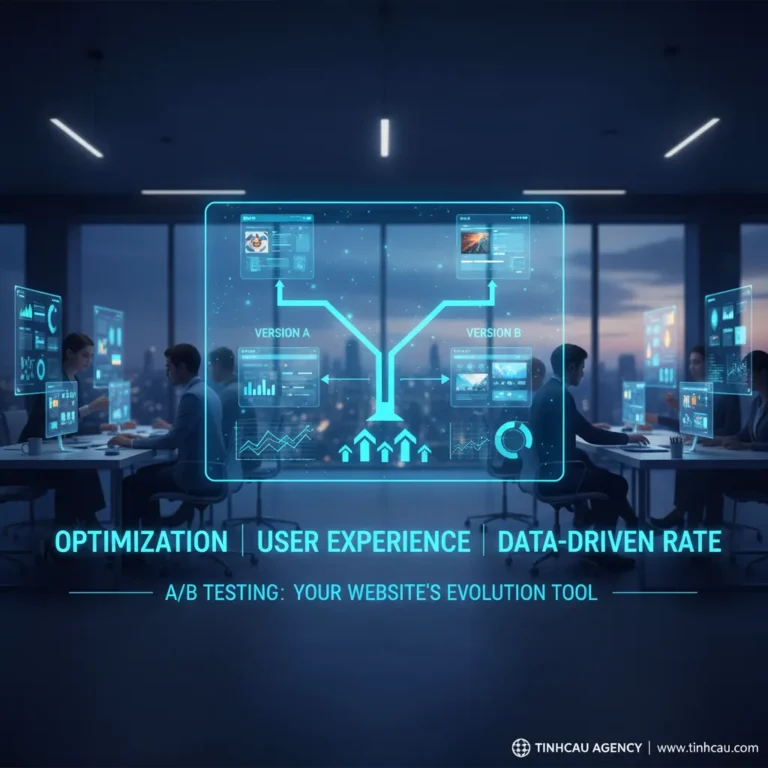 Dựa trên tiêu đề "A/B Testing: Công cụ giúp website của bạn luôn tốt hơn.", 4 từ khóa hoặc cụm từ khóa chính có thể là: