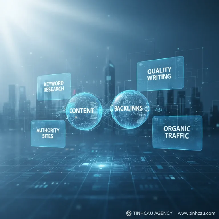 Dựa trên tiêu đề "Backlink và nội dung: Hai yếu tố không thể thiếu để SEO website lên top.", 4 từ khóa hoặc cụm từ khóa chính có thể là: