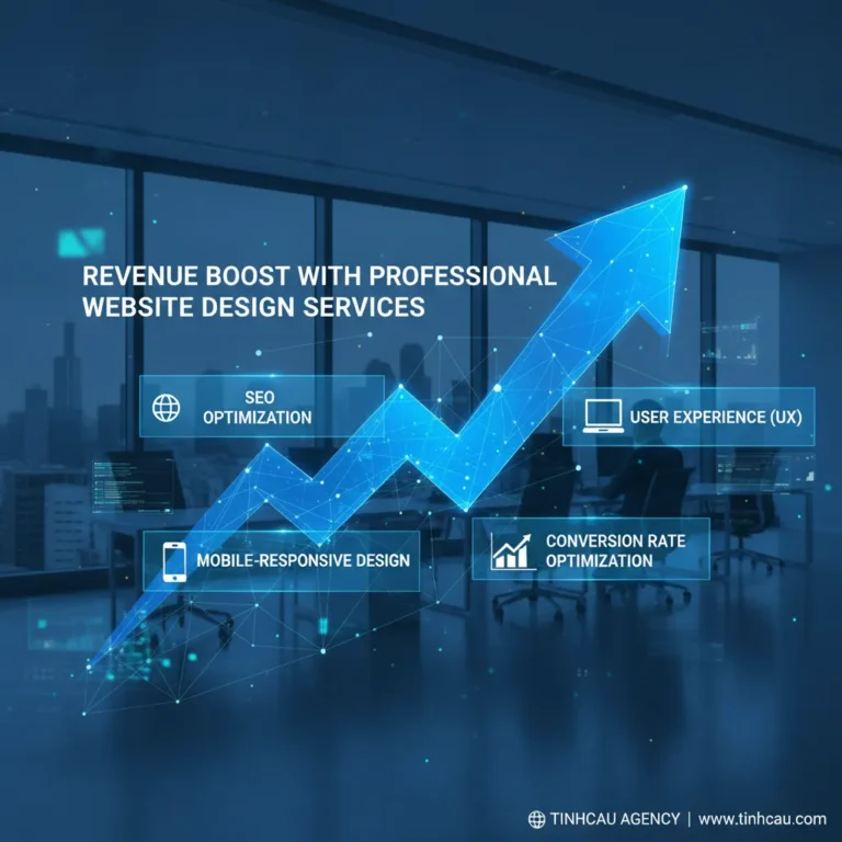 Dựa trên tiêu đề "Bí quyết tăng doanh thu với dịch vụ thiết kế website chuyên nghiệp", 4 từ khóa hoặc cụm từ khóa chính có thể là: