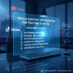 Dựa trên tiêu đề "Cách Tận Dụng AI Miễn Phí Để Tối Ưu Hóa Nội Dung Cho Kênh YouTube Và TikTok", đây là 6 từ khóa hoặc cụm từ khóa chính: