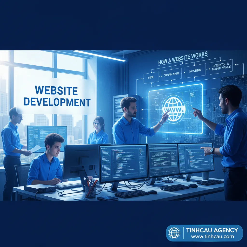 2. **Phát triển website**