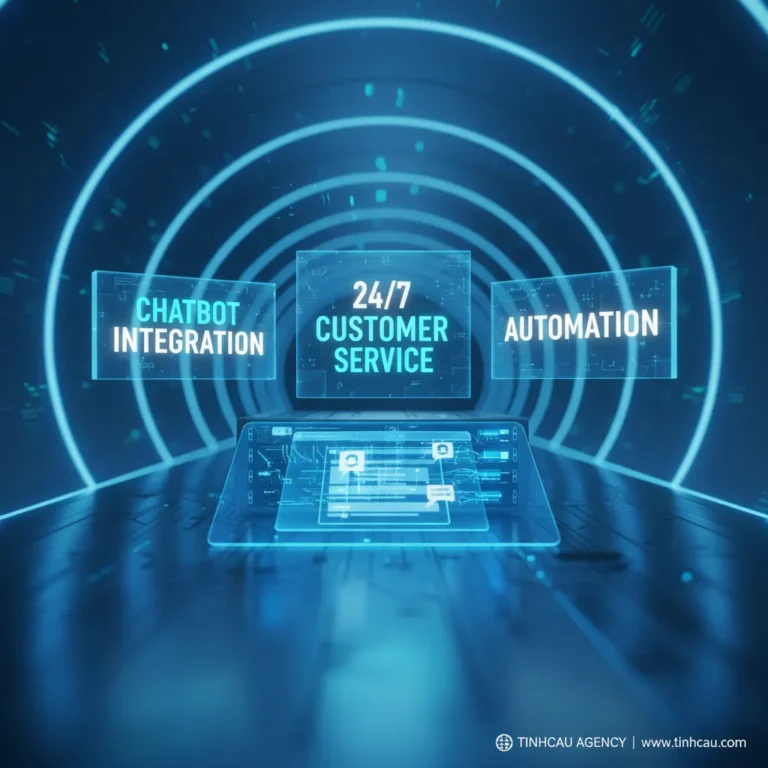 Ba từ khóa hoặc cụm từ khóa chính từ tiêu đề "Có nên Tích hợp Chatbot vào website: Tự động hóa dịch vụ khách hàng 24/7" là: