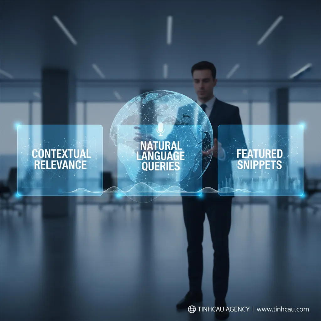 Ba từ khóa hoặc cụm từ khóa chính từ tiêu đề "Có nên tích hợp Voice Search Optimization (tìm kiếm bằng giọng nói) cho website?" là: