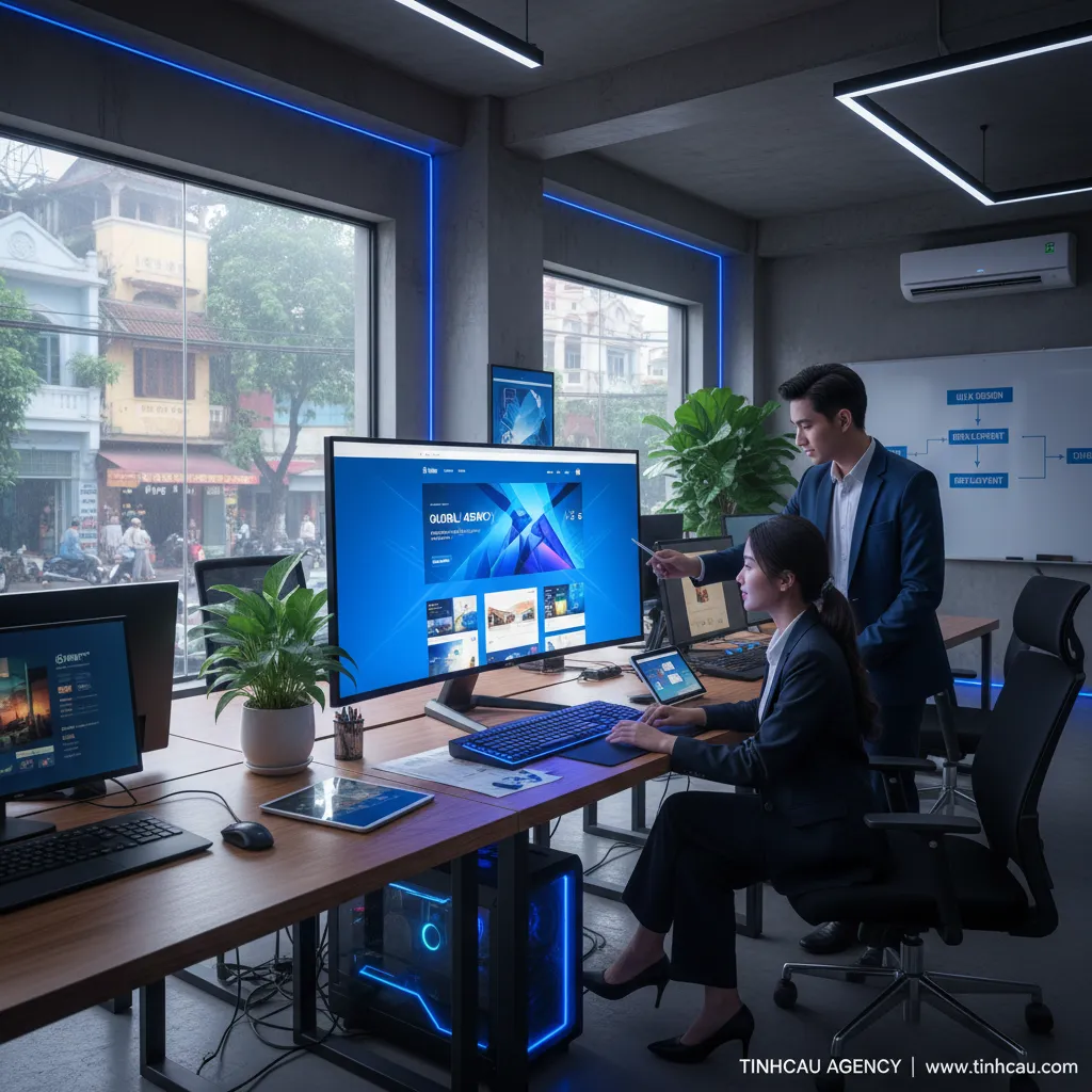 1. **Thiết kế web chuyên nghiệp**