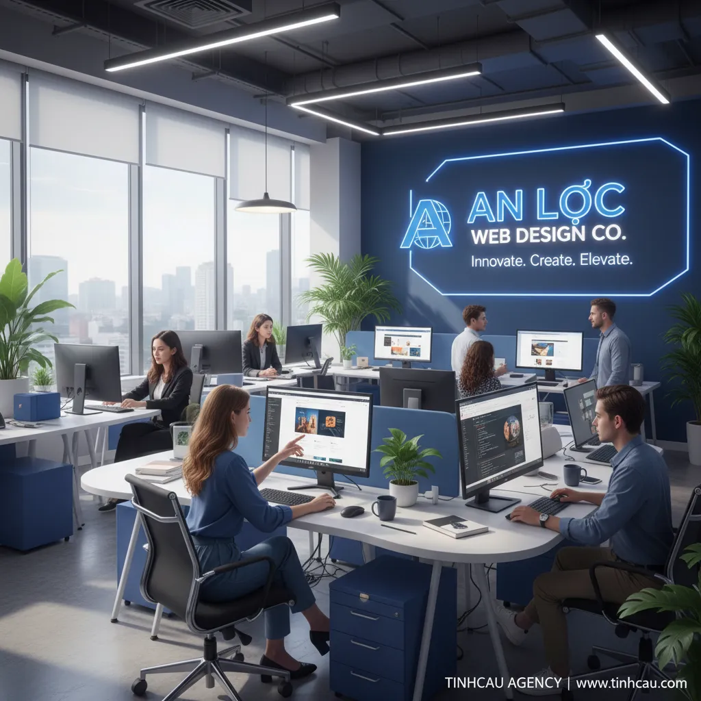 2. Công ty thiết kế website An Lộc