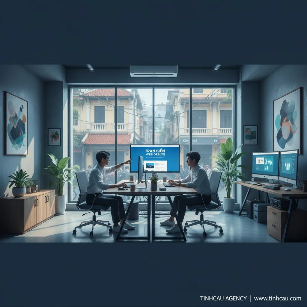 1. Thiết kế website Trấn Biên