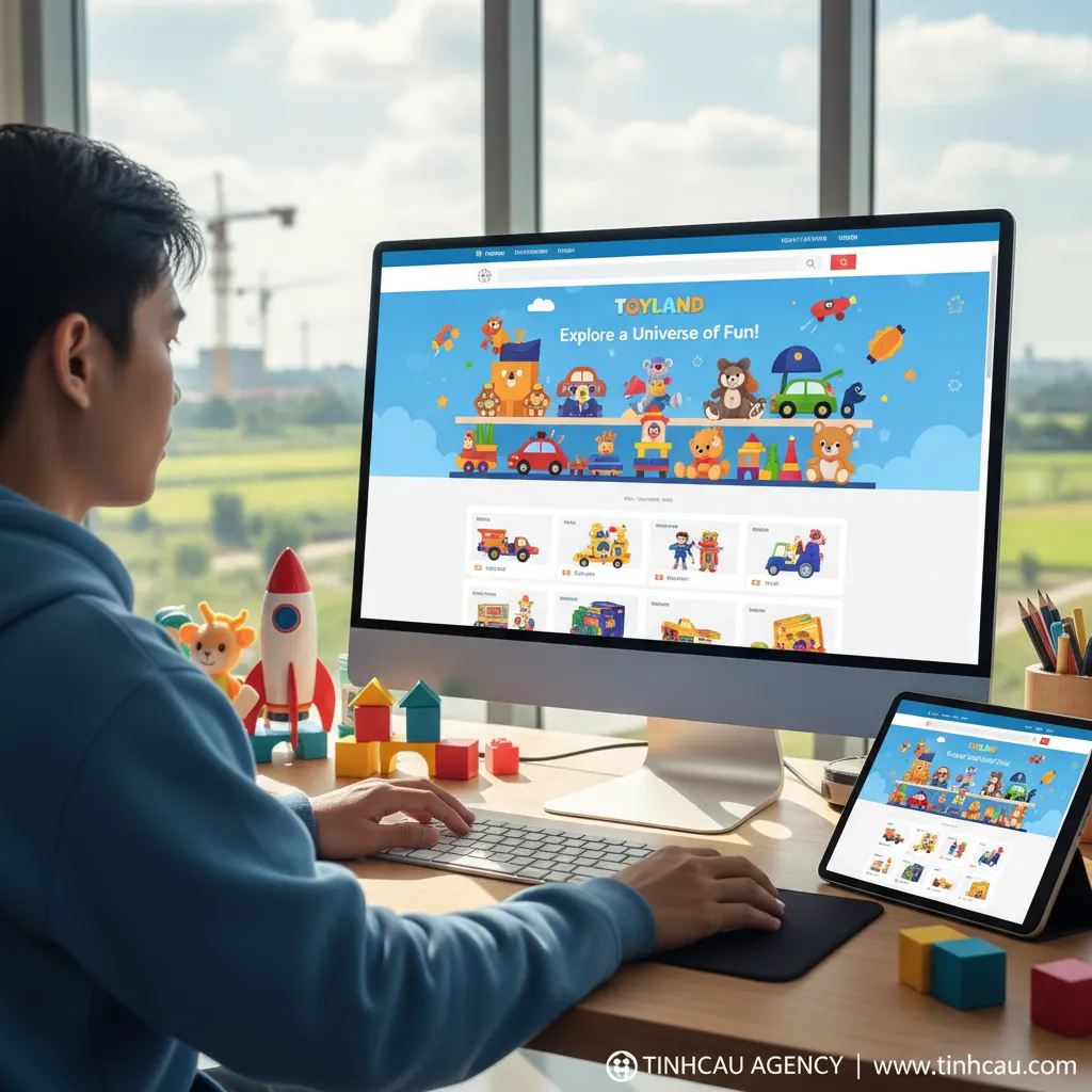 1. Làm web cửa hàng đồ chơi