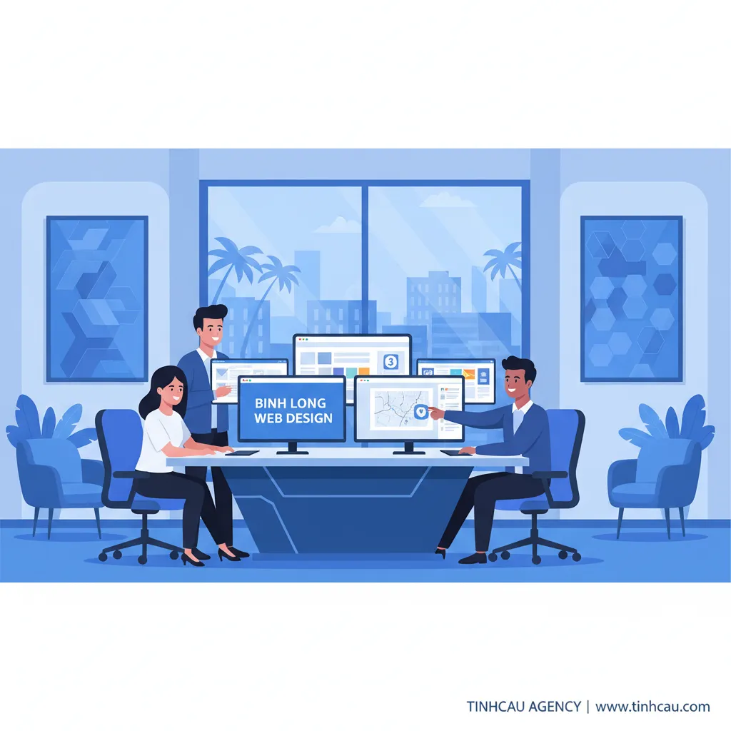 3. Thiết kế website Bình Long