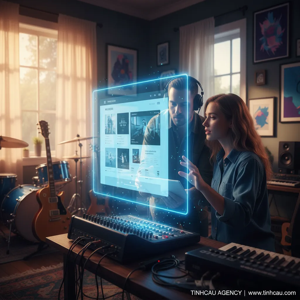 3. Website cho nhạc sĩ/nghệ sĩ