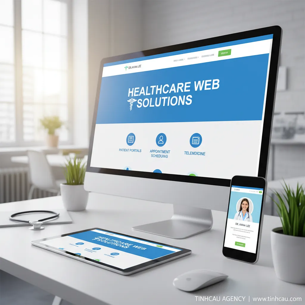 1. **Thiết kế web y tế** (Từ khóa ngắn gọn, phổ biến)