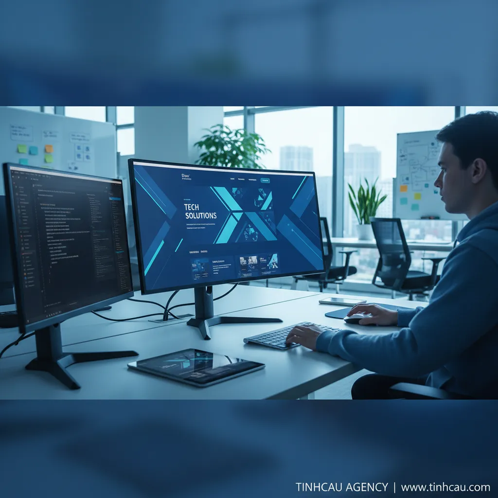 1. Thiết kế web công ty IT