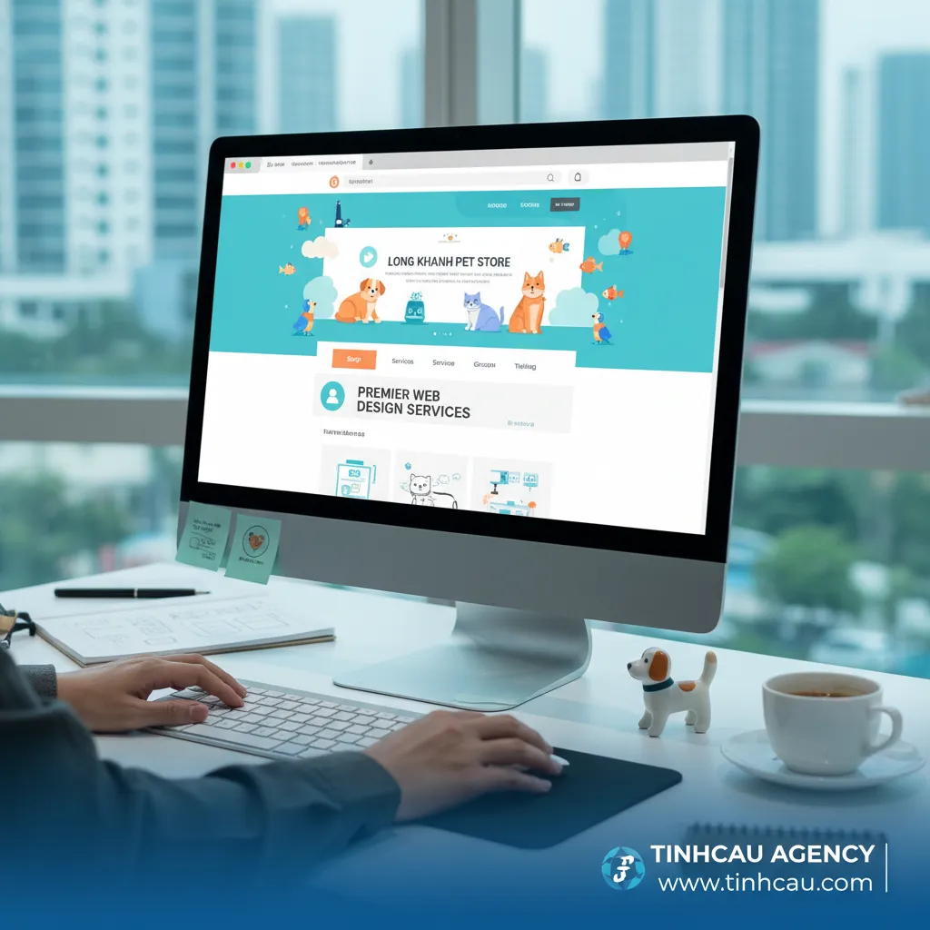 1. Thiết kế web cửa hàng thú cưng