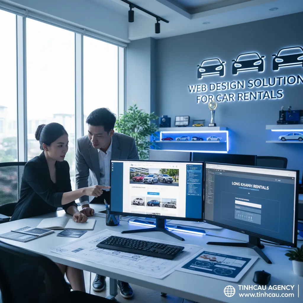 1. Thiết kế web thuê xe Long Khánh