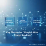 Ba từ khóa hoặc cụm từ khóa chính từ tiêu đề "Dịch vụ thiết kế web cho tổ chức phi lợi nhuận" là:
