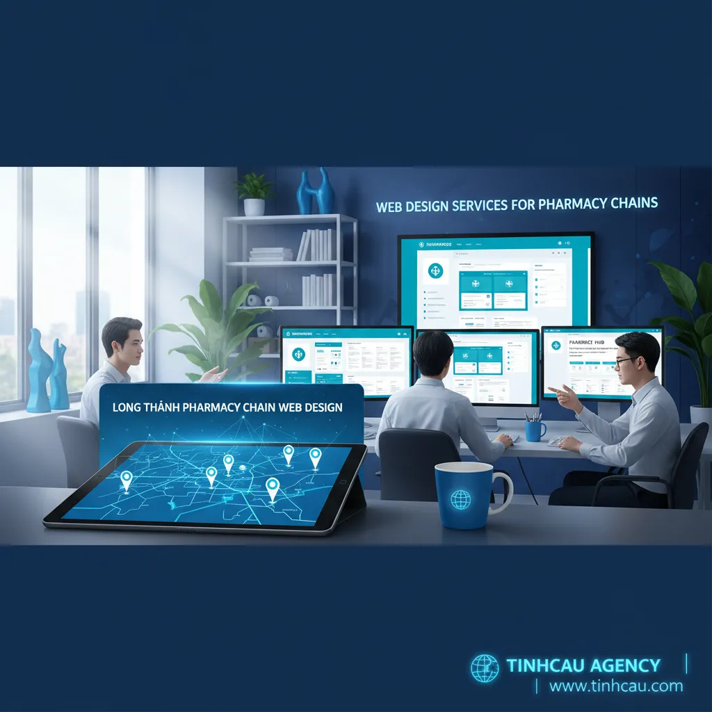2. Dịch vụ thiết kế web chuỗi nhà thuốc