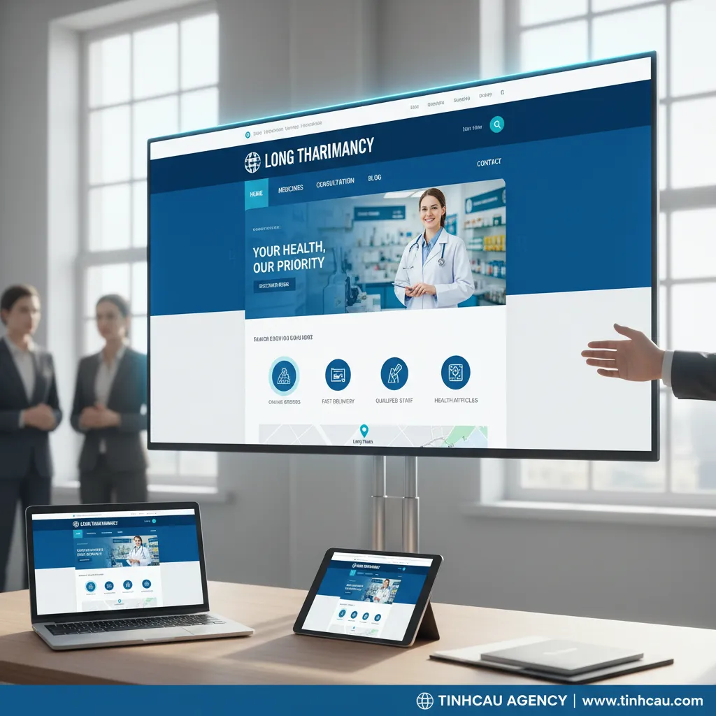3. Website nhà thuốc Long Thành