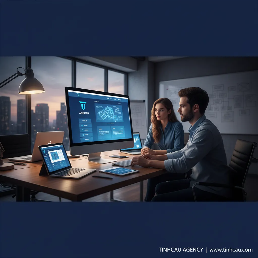 2. **Thiết kế web công ty cổ phần**