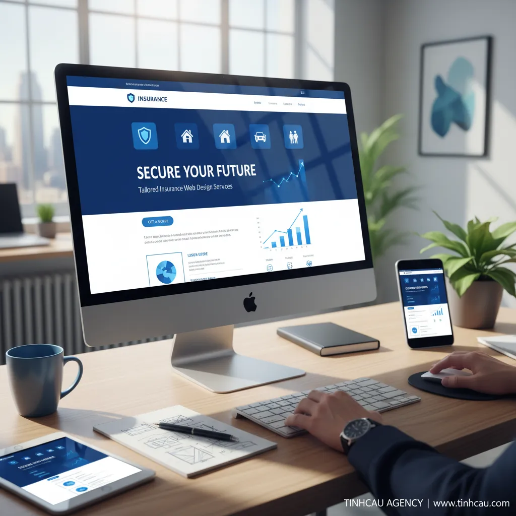 1. **Thiết kế web bảo hiểm**