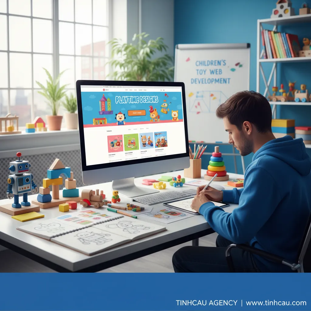 1. Thiết kế web đồ chơi trẻ em
