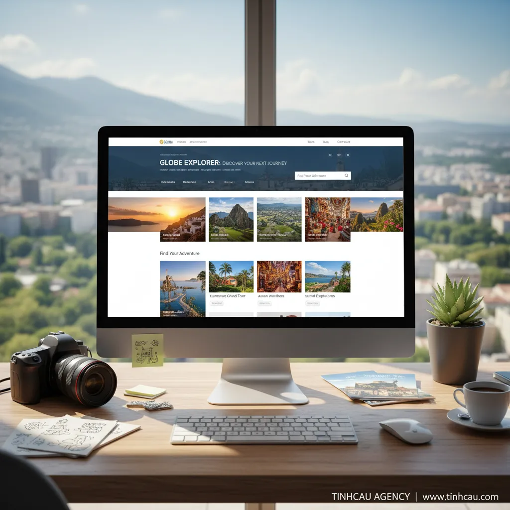 3. Website du lịch chuyên nghiệp