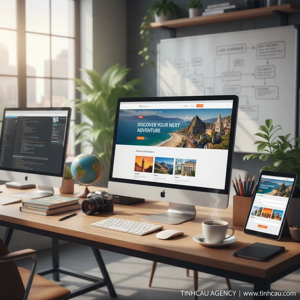 1. Thiết kế web du lịch