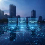 Ba từ khóa hoặc cụm từ khóa chính từ tiêu đề "Dịch vụ thiết kế web giới thiệu công ty tại phường Trảng Dài" là: