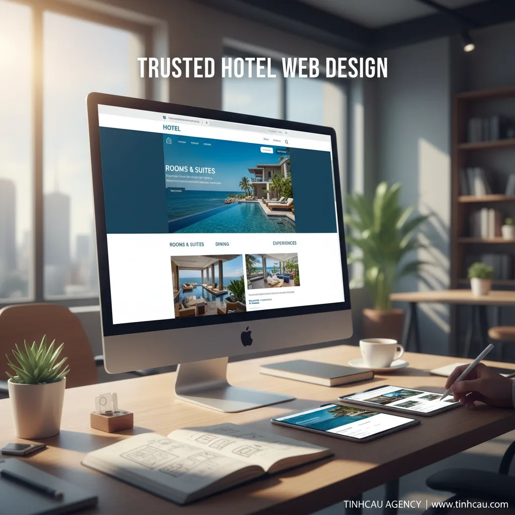 3. Thiết kế web khách sạn uy tín
