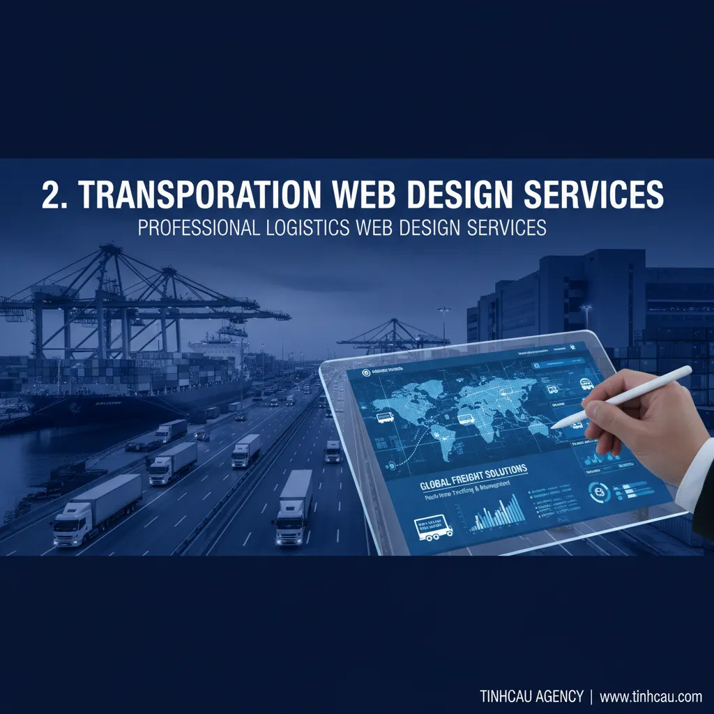 2. Dịch vụ thiết kế web vận tải