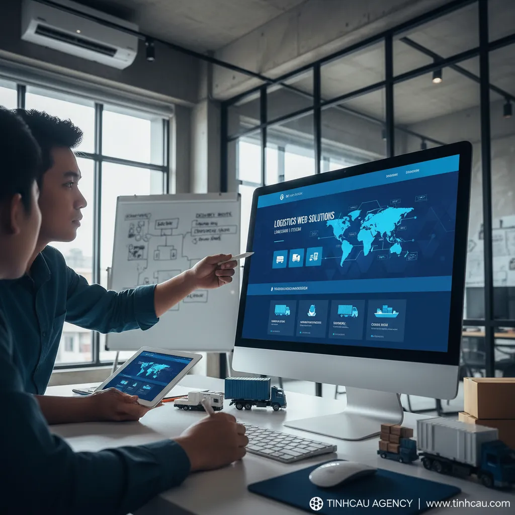 1. Thiết kế web logistics