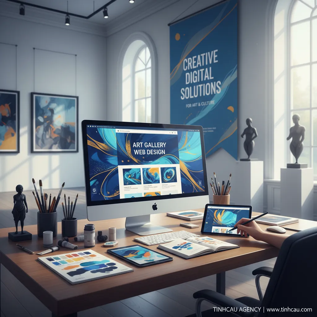 3. Dịch vụ thiết kế website nghệ thuật