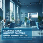 Ba từ khóa/cụm từ khóa chính cho tiêu đề "Dịch vụ thiết kế web salon tóc chuyên nghiệp" là: