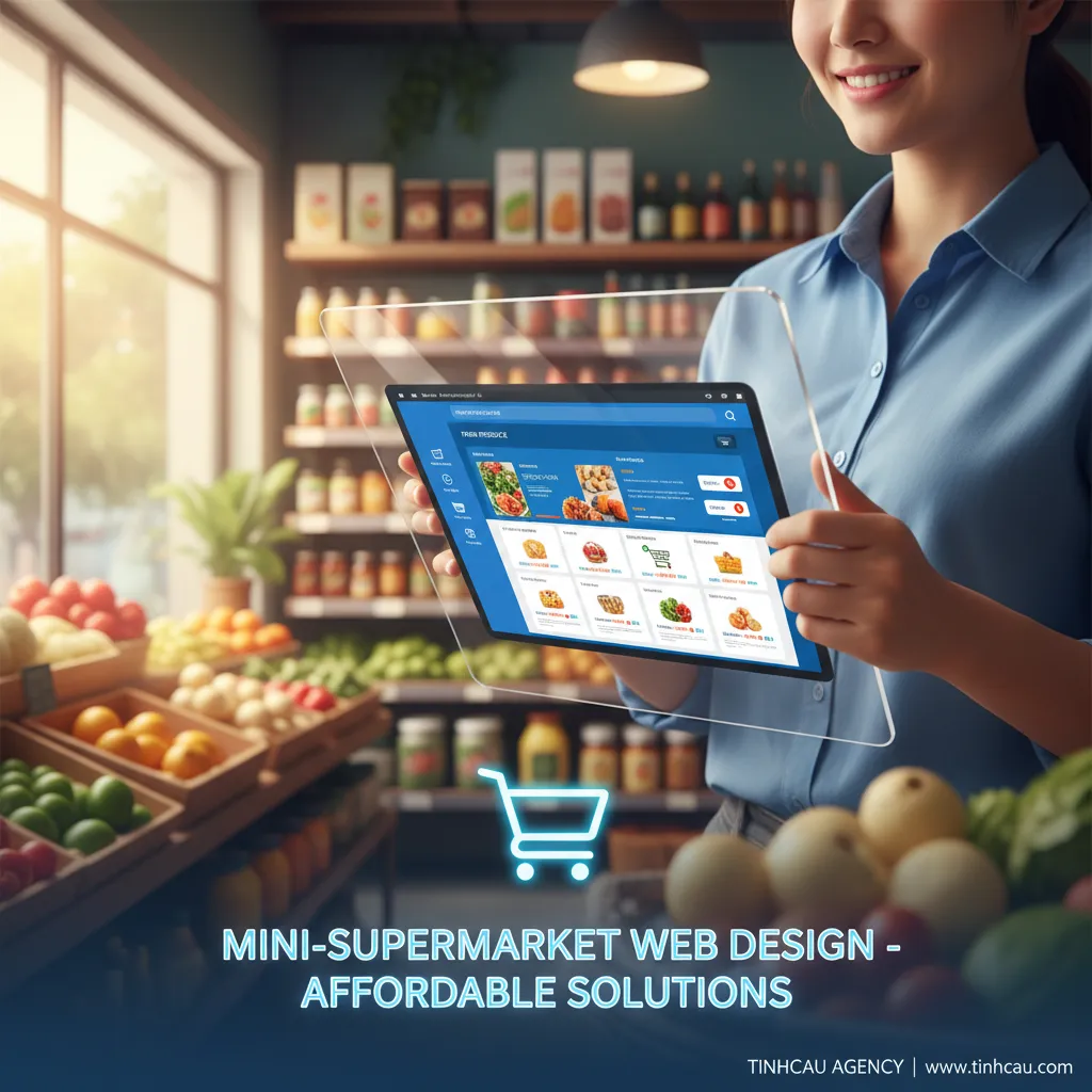 2. Dịch vụ thiết kế web siêu thị