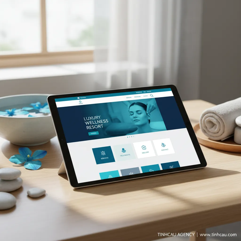 3. Website spa cao cấp