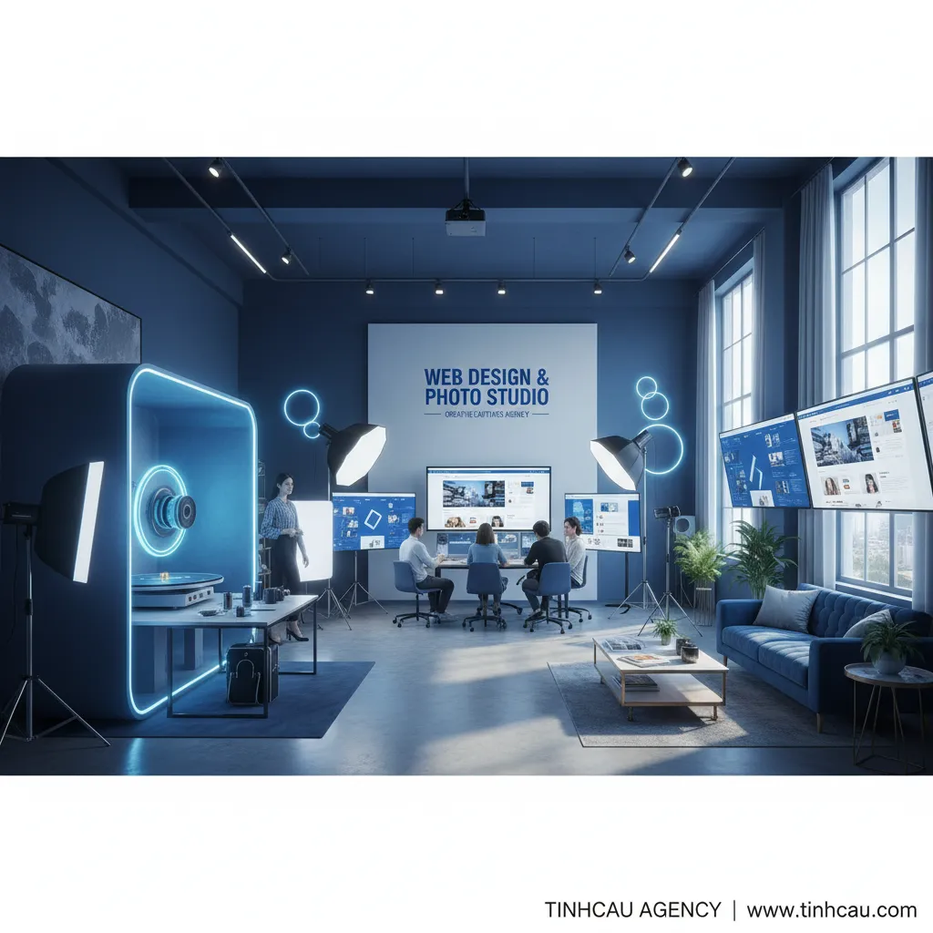 3. Studio chụp ảnh website