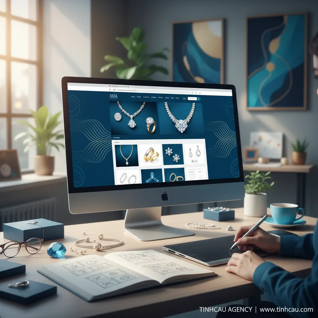 2. Dịch vụ thiết kế web trang sức