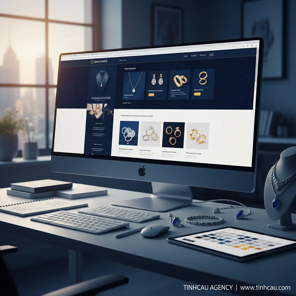 1. Thiết kế web trang sức
