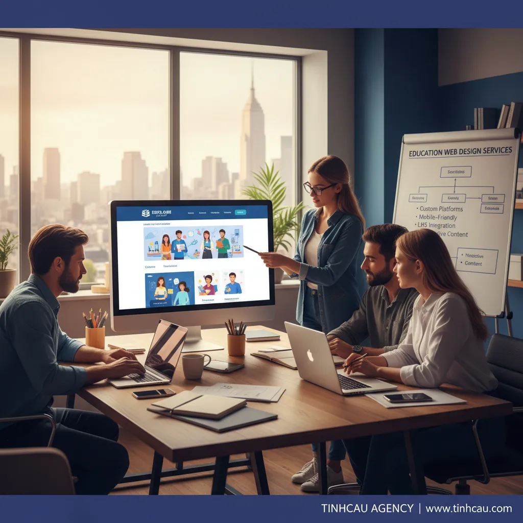 2. Dịch vụ thiết kế web giáo dục