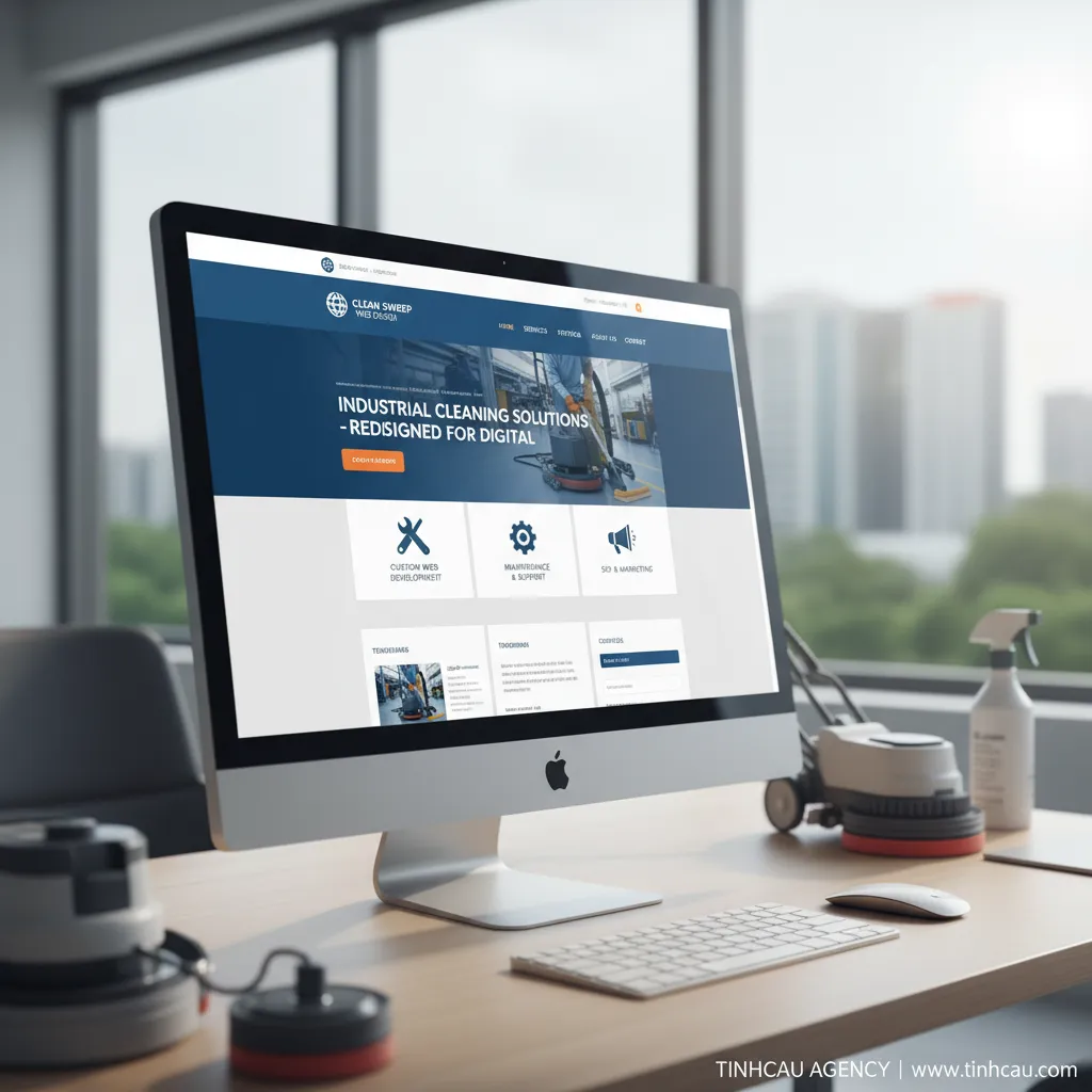 2. Website vệ sinh công nghiệp