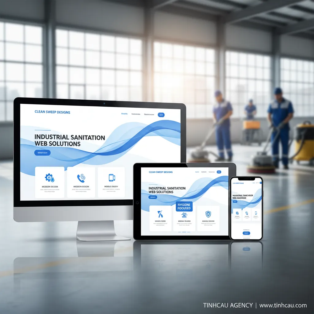 3. Dịch vụ thiết kế website vệ sinh
