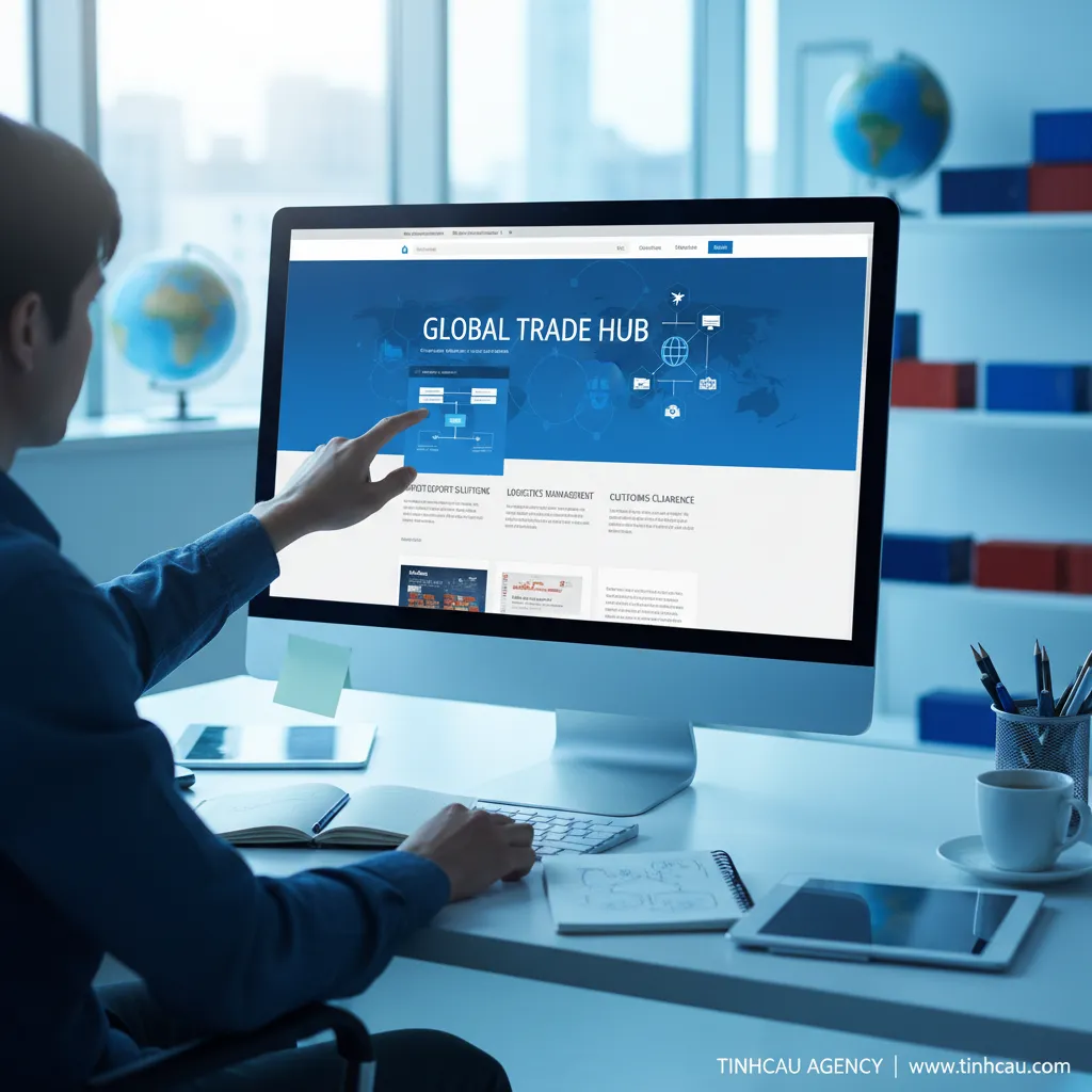 1. **Thiết kế web xuất nhập khẩu**