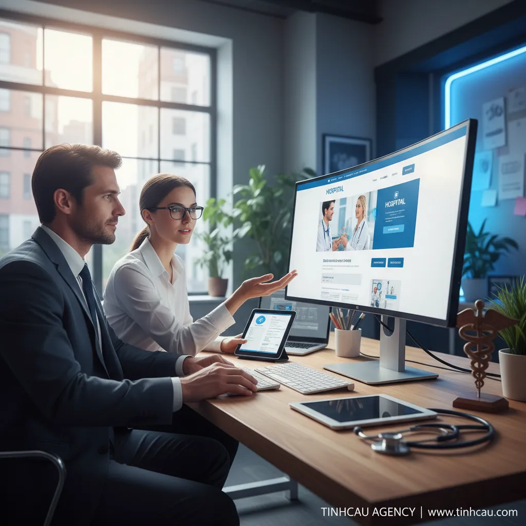 2. Dịch vụ thiết kế web bệnh viện
