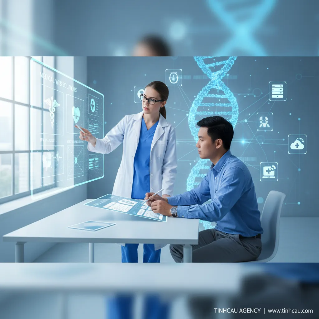 3. Dịch vụ thiết kế web y tế