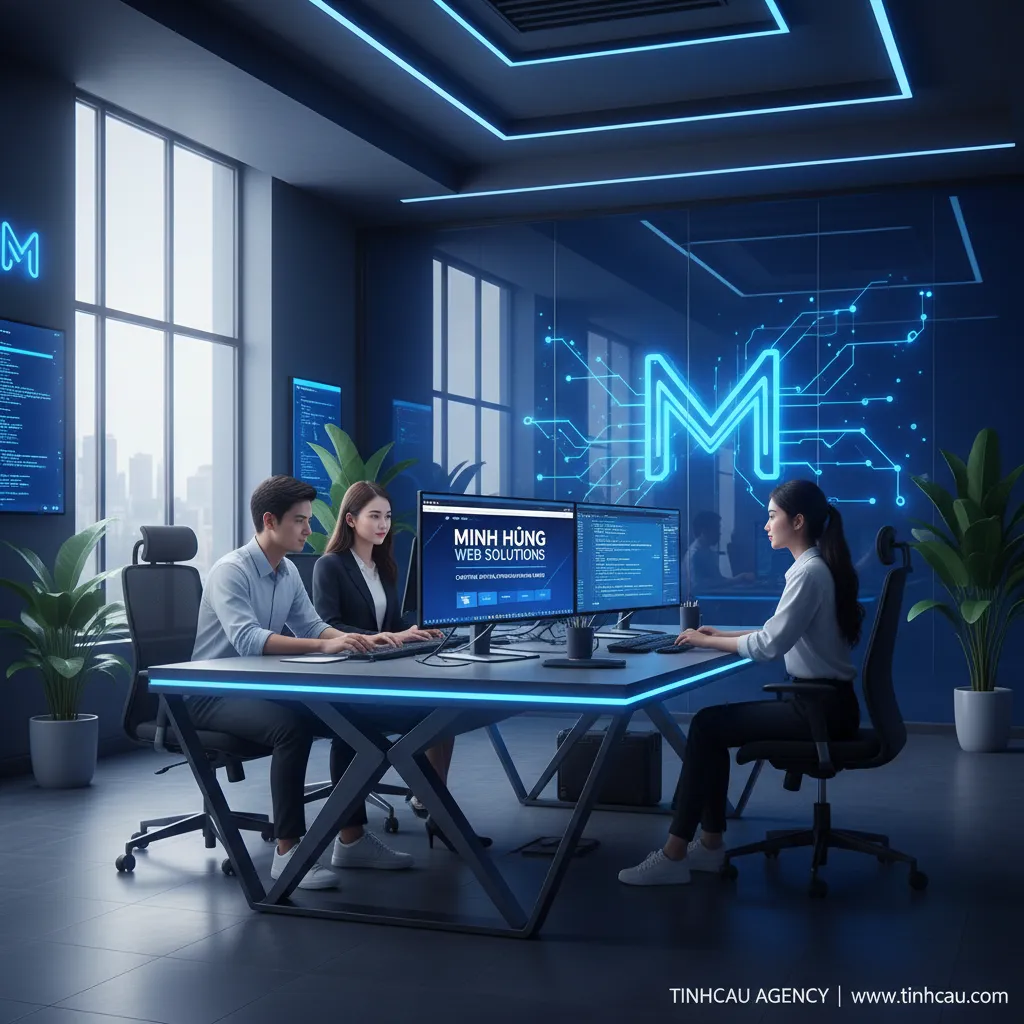 3. Làm website Minh Hưng