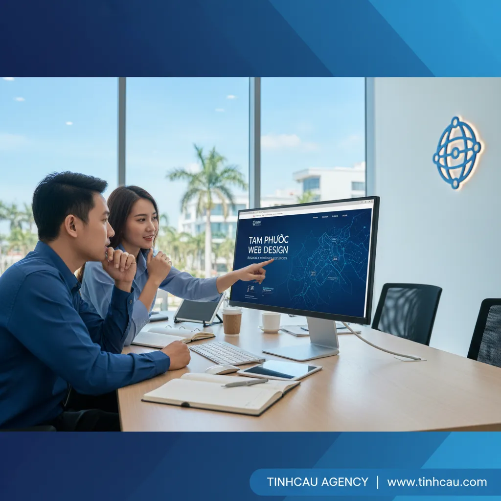 1. Thiết kế website Tam Phước