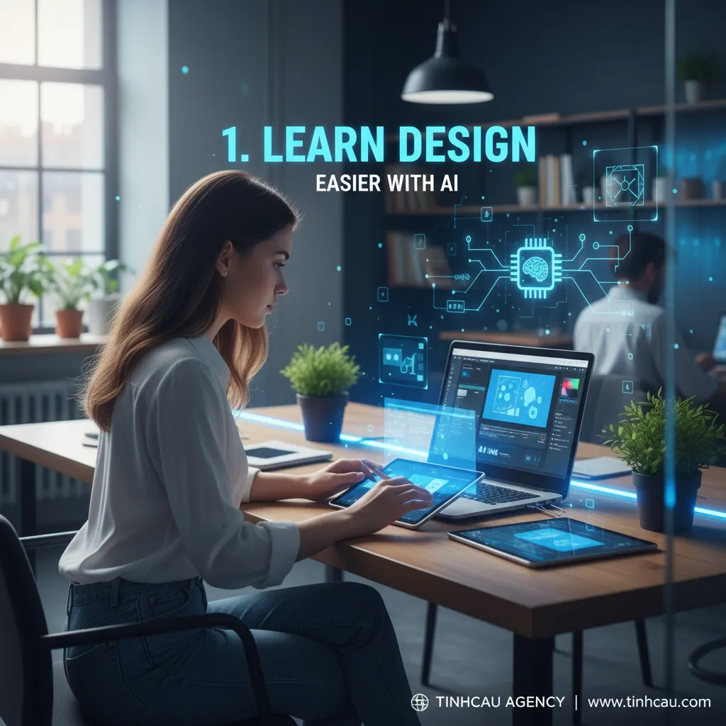 Học Thiết Kế Dễ Dàng Hơn Với AI: Top 10 Website Miễn Phí Giúp Bạn Thành Thạo Graphic Design. 2 1. Học thiết kế