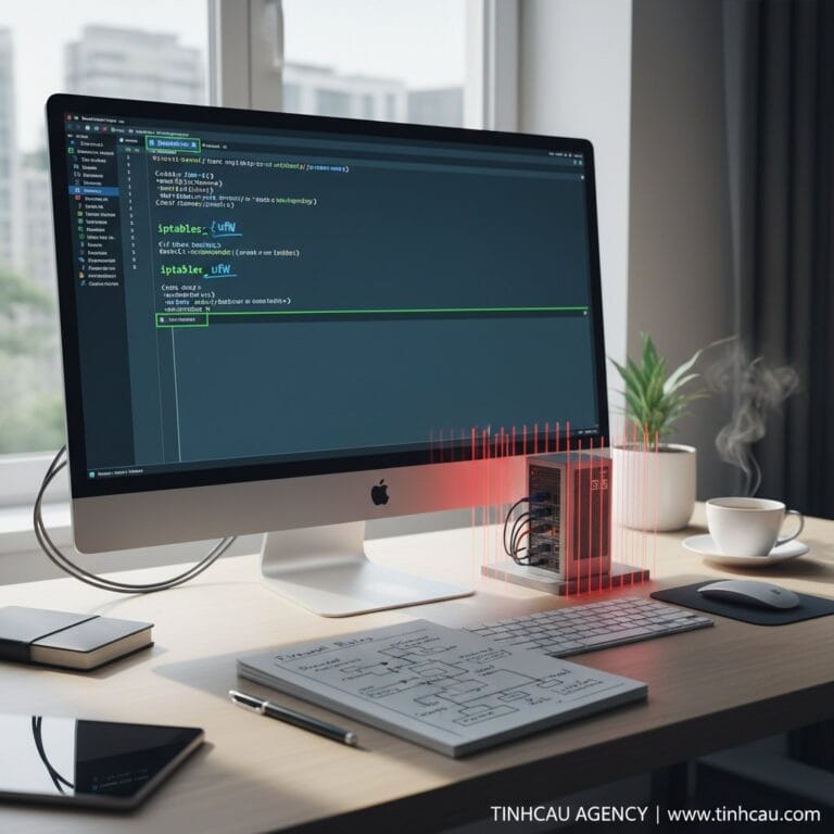 Hai từ khóa/cụm từ khóa chính từ tiêu đề "Hướng dẫn cấu hình Firewall (Iptables/UFW) trên VPS Linux" là: